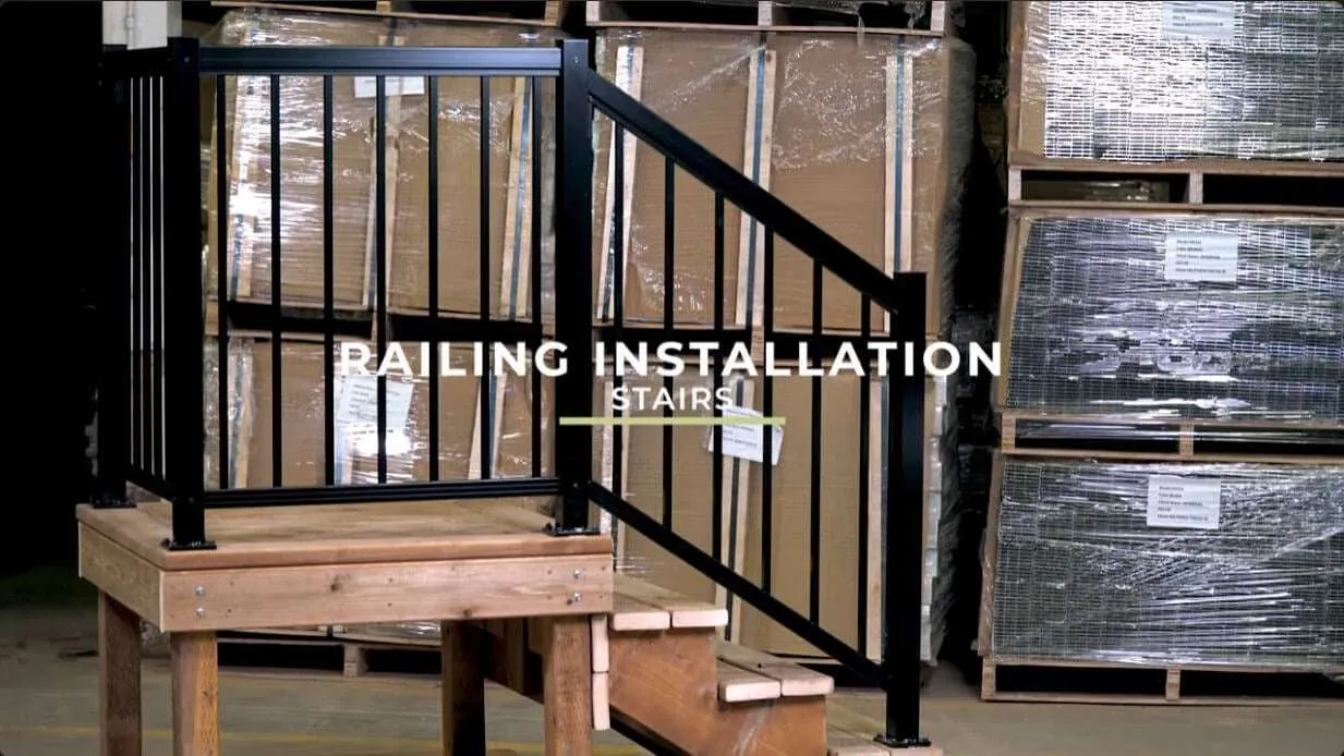Stair Railing Installation Instructions 