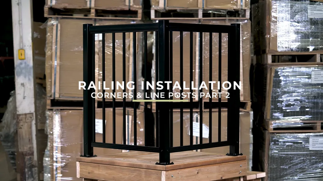 Corner and Middle Post - Installation Instructions 